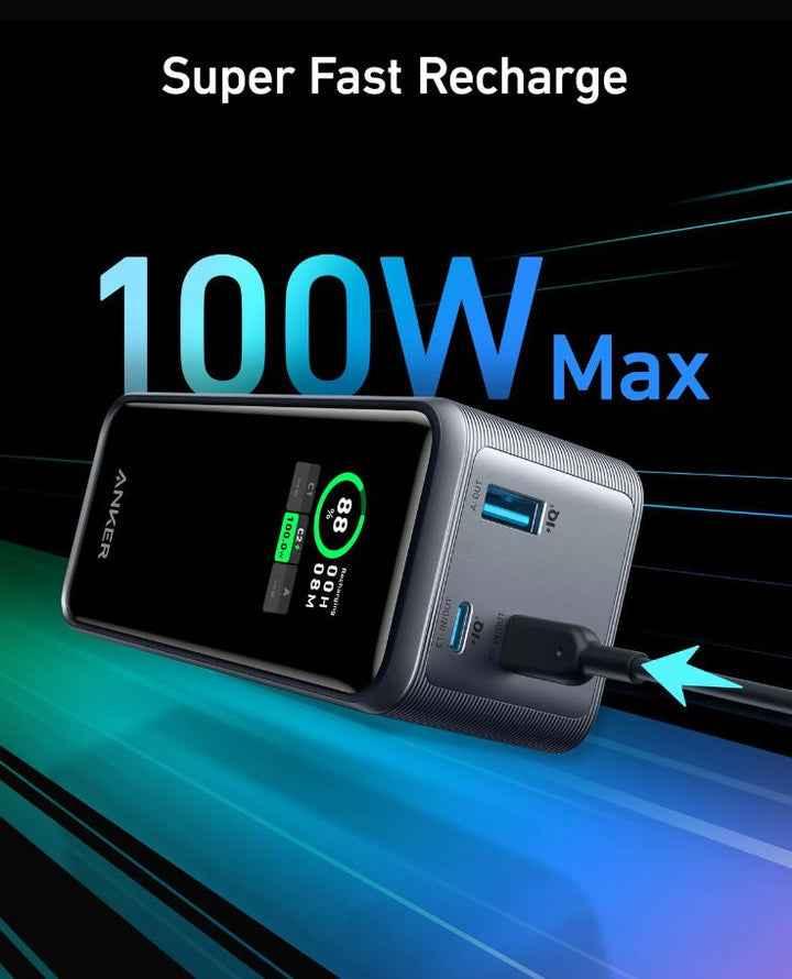 Anker 200W Prime 20,000Mah Power Bank With Smart Display Anker 200W Prime 20,000Mah Power Bank With Smart Display